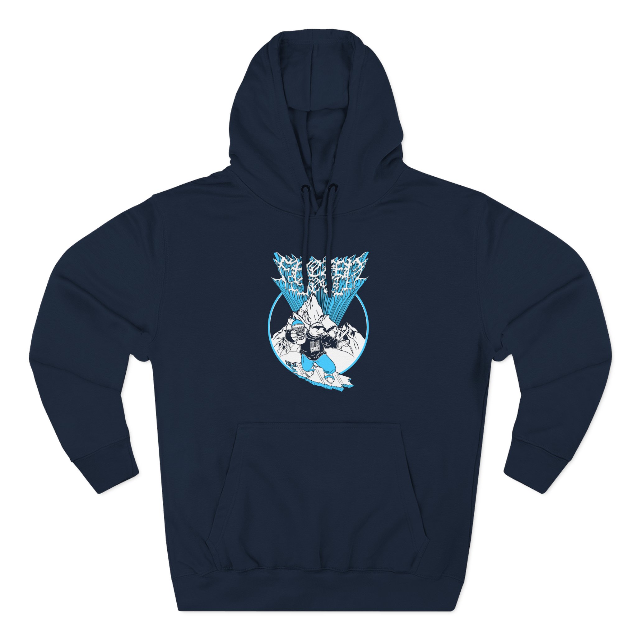 Frozen Soul No Weak Shit Three-Panel Fleece Hoodie
