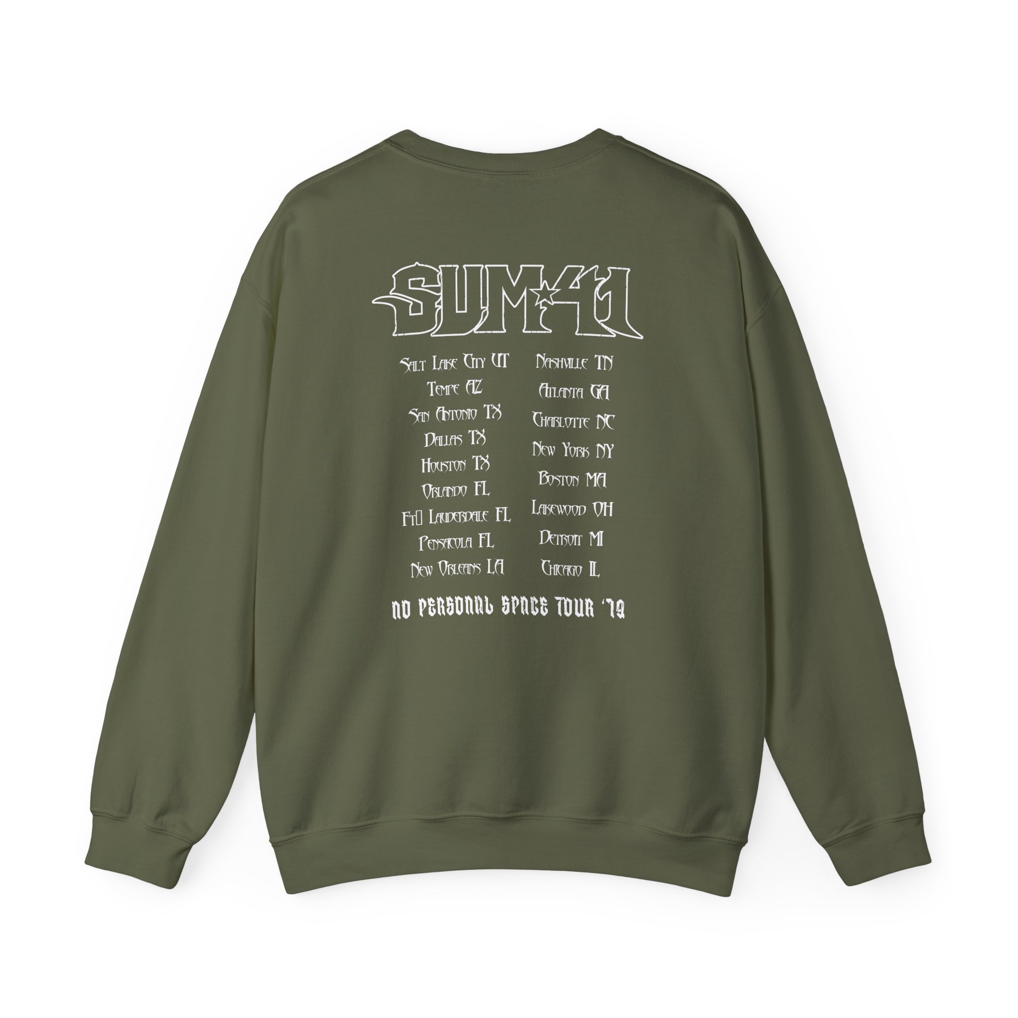 Sum 41 Reap41 Itin Unisex Heavy Blendâ„¢ Crewneck Sweatshirt