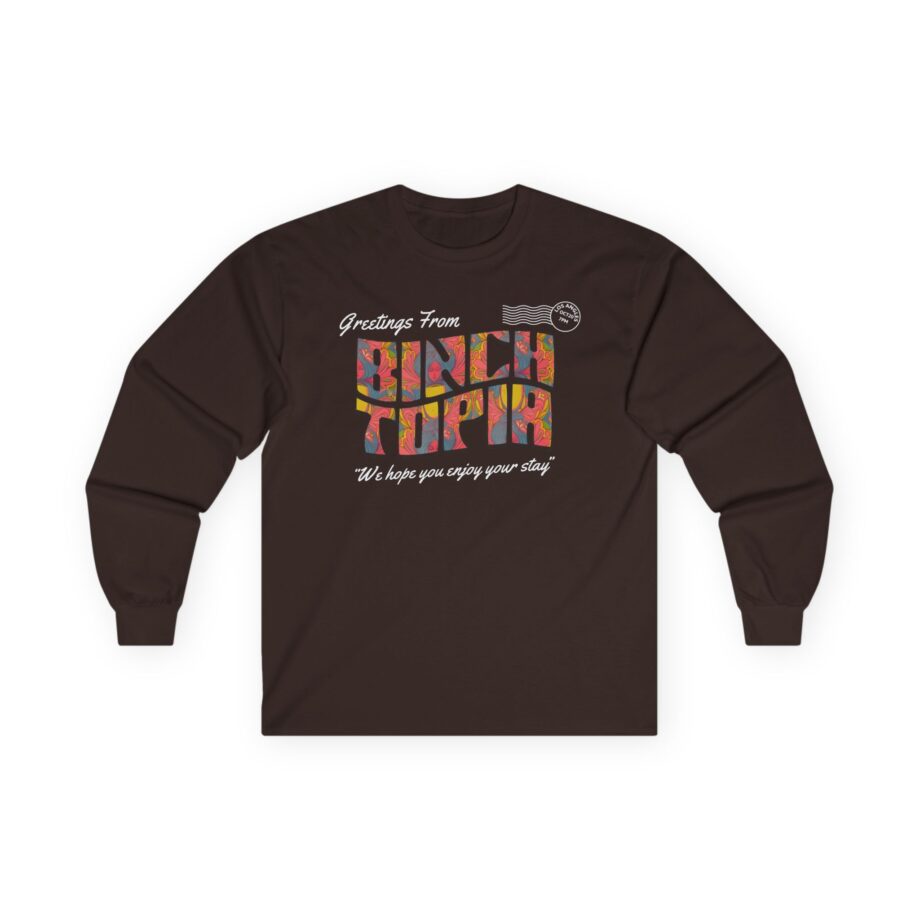 Binchtopia Postcard Unisex Ultra Cotton Long Sleeve Tee
