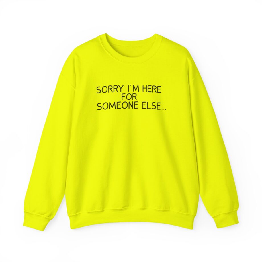 Benson Boone Sorry I'm Here for Someone Else Unisex Heavy Blend™ Crewneck Sweatshirt