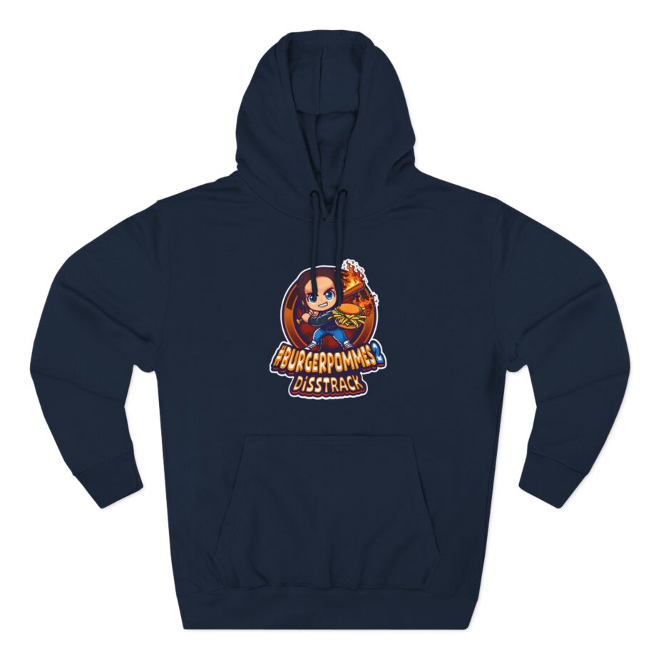 Burger Pommes Three-Panel Fleece Hoodie