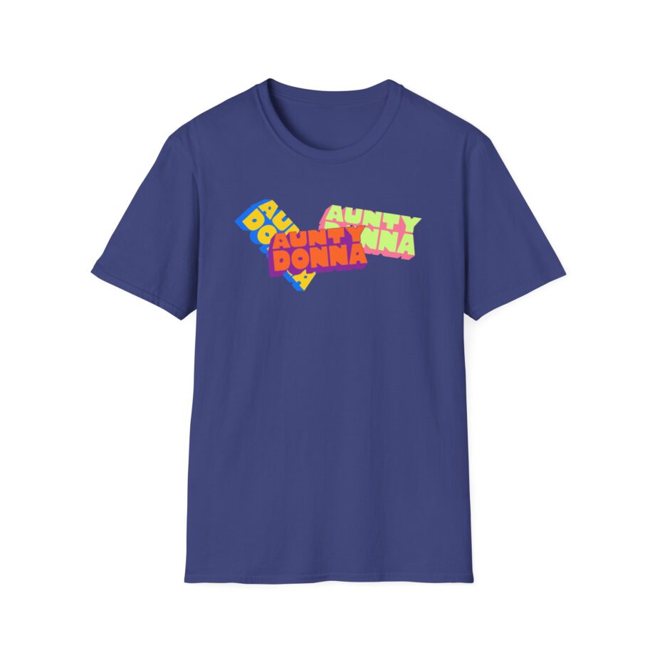 Aunty Donna Three Logo Unisex Softstyle T-Shirt