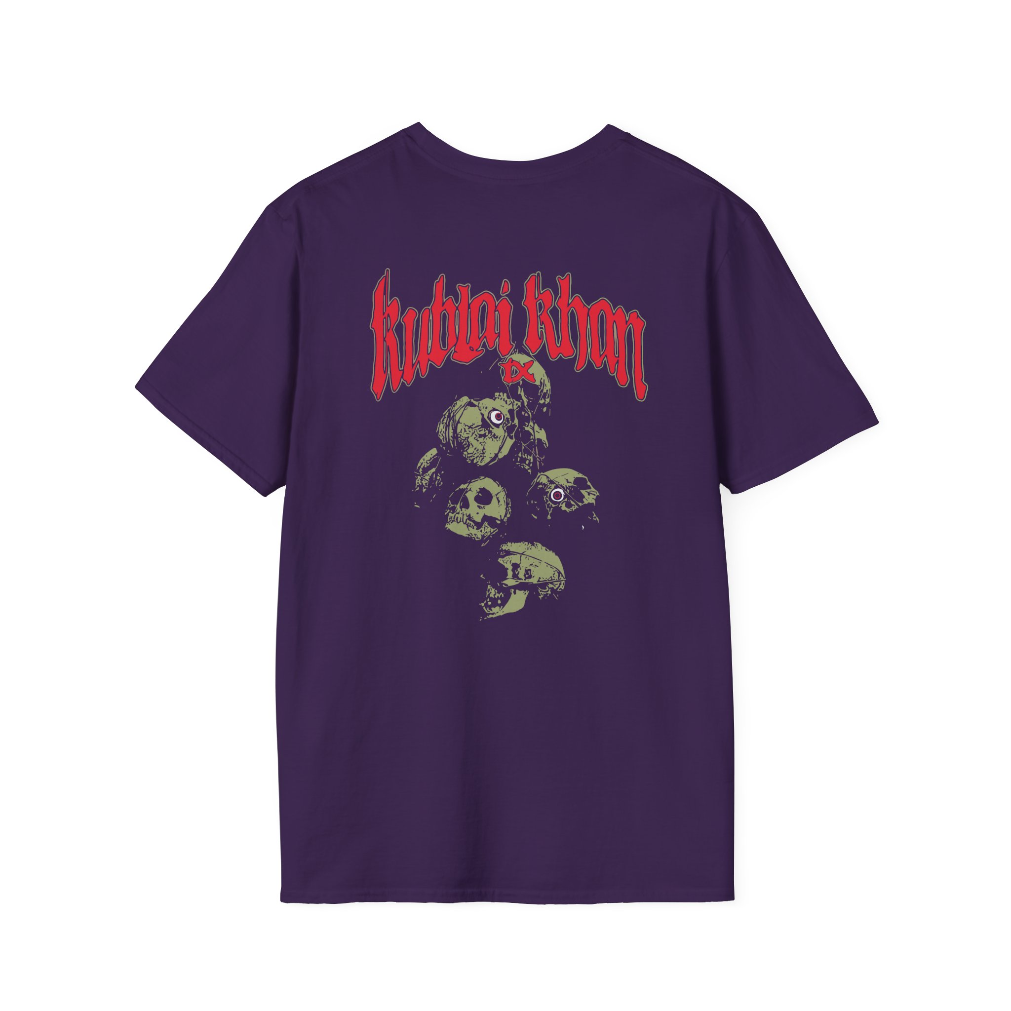Kublai Khan - Skull  Unisex Softstyle T-Shirt