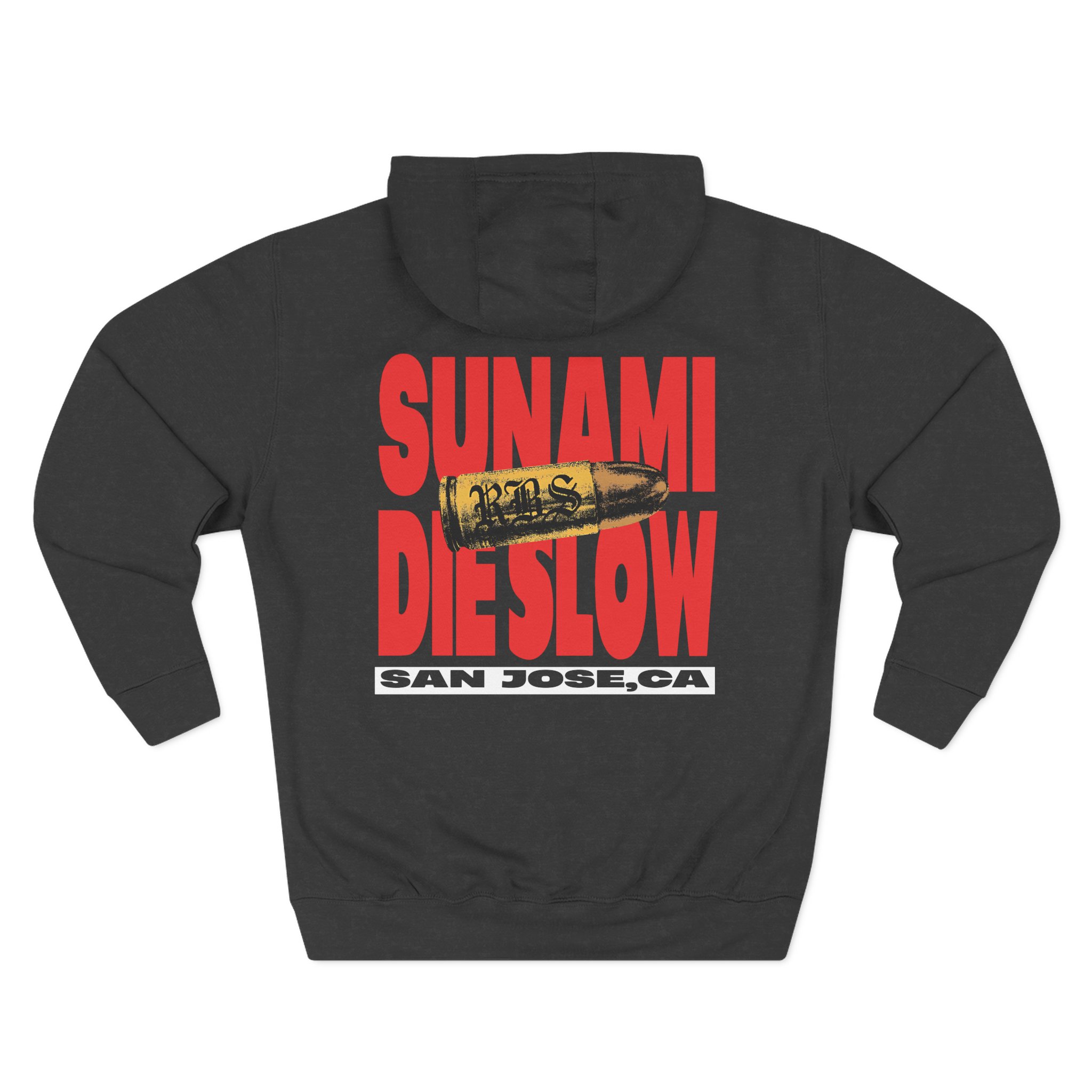 Sunami Skull Three-Panel Fleece Hoodie