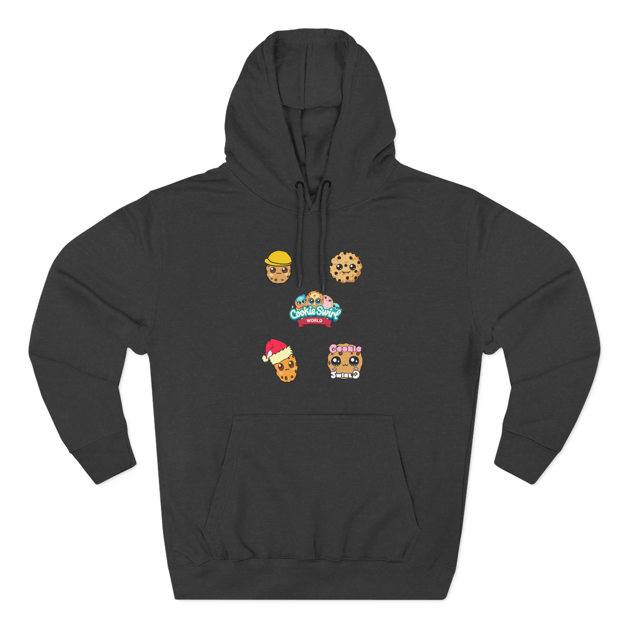 Cookieswirlc Three-Panel Fleece Hoodie