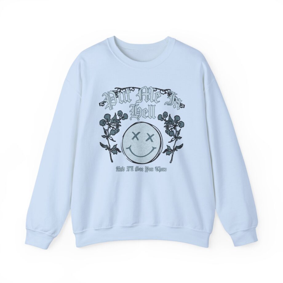 Kallmekris Put Me in Hell Unisex Heavy Blend™ Crewneck Sweatshirt