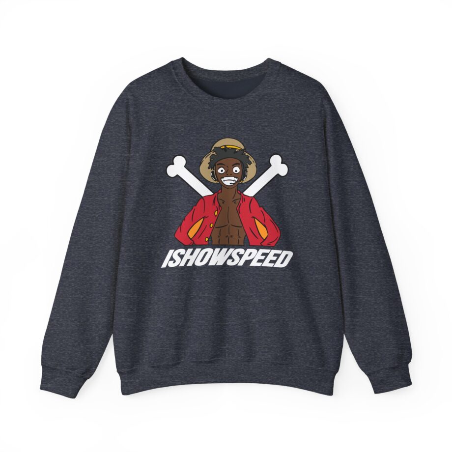 Luffy Ishowspeed Unisex Heavy Blend™ Crewneck Sweatshirt