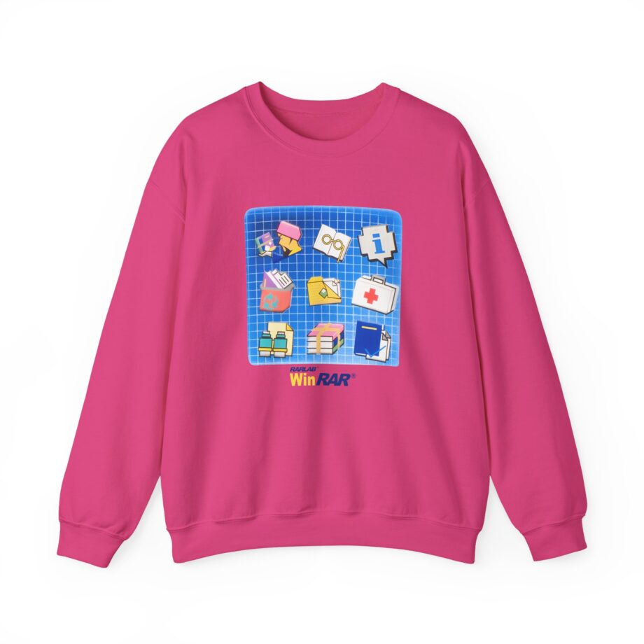 Winrar Software Update Unisex Heavy Blend™ Crewneck Sweatshirt
