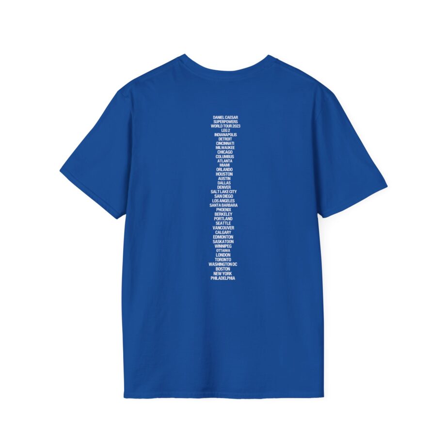 Daniel Caesar Superpowers World Tour Unisex Softstyle T-Shirt