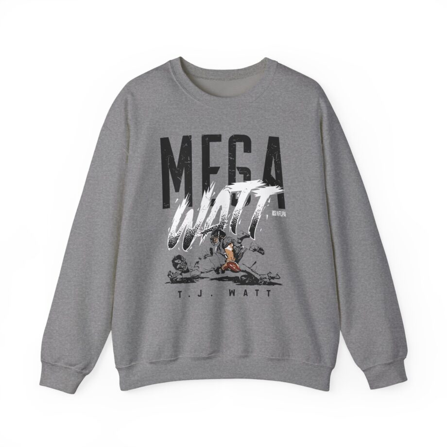 Tj Watt Mega Watt Unisex Heavy Blend™ Crewneck Sweatshirt