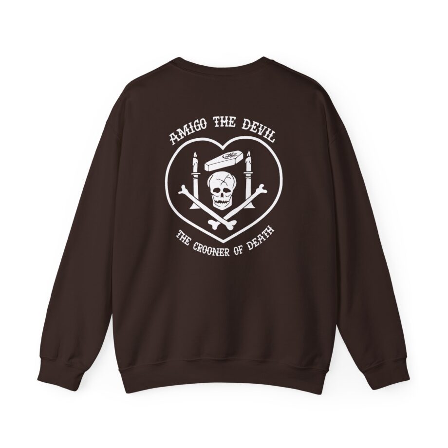 Amigo the Devil Born Against Unisex Heavy Blend™ Crewneck Sweatshirt