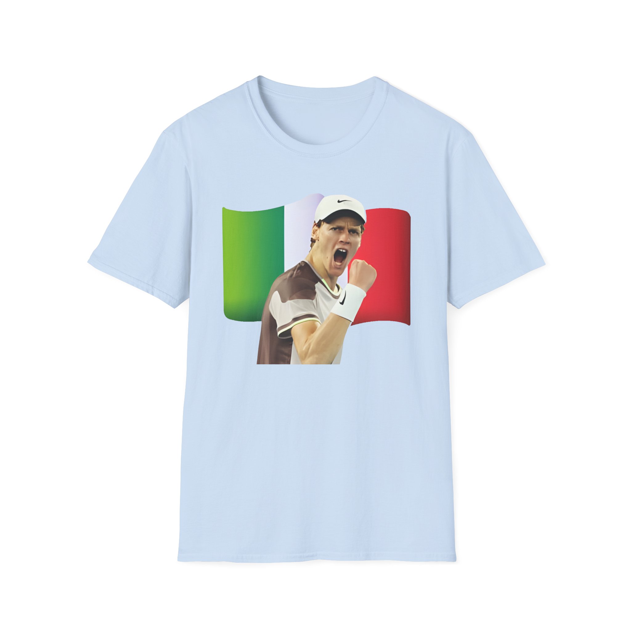 Jannik Sinner Italian Tennis Star Fan Unisex Softstyle T-Shirt
