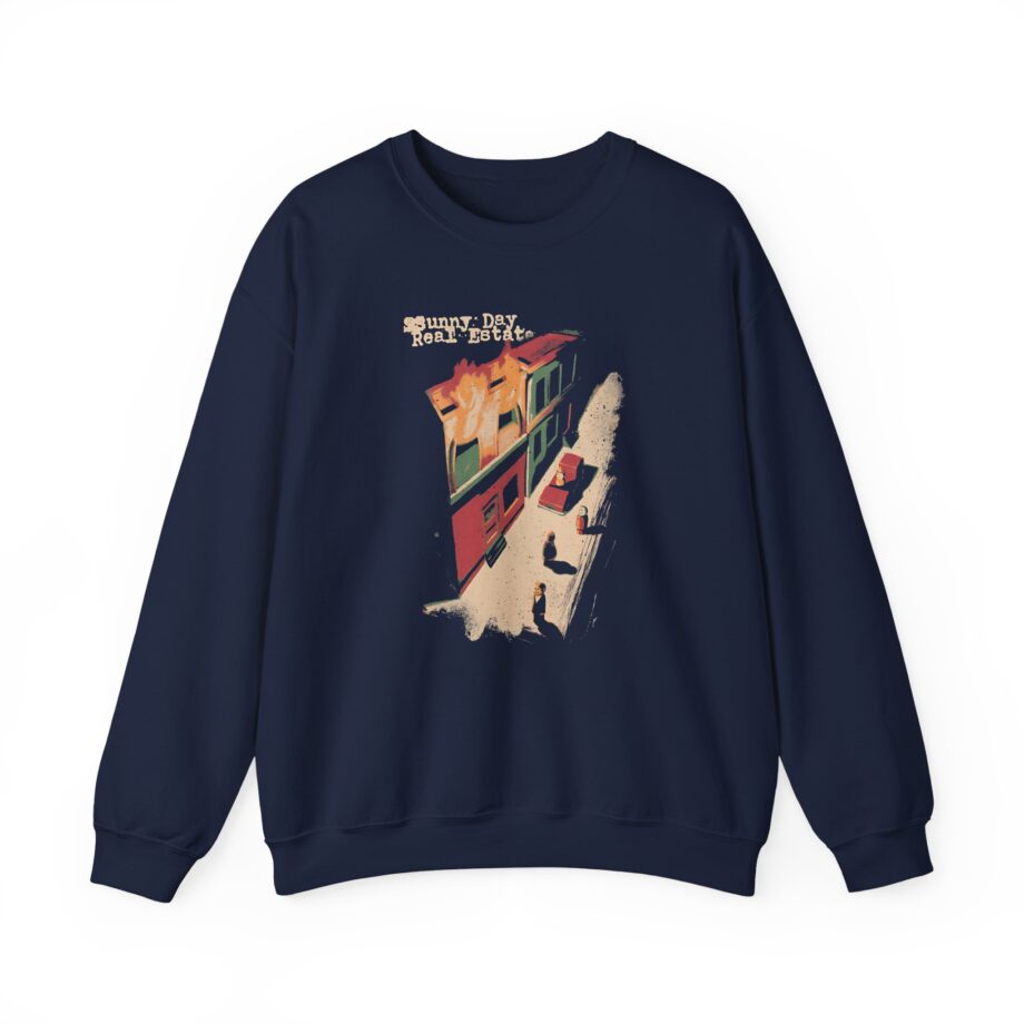 Sunny Day Real Estate Burning Building Unisex Heavy Blend™ Crewneck Sweatshirt