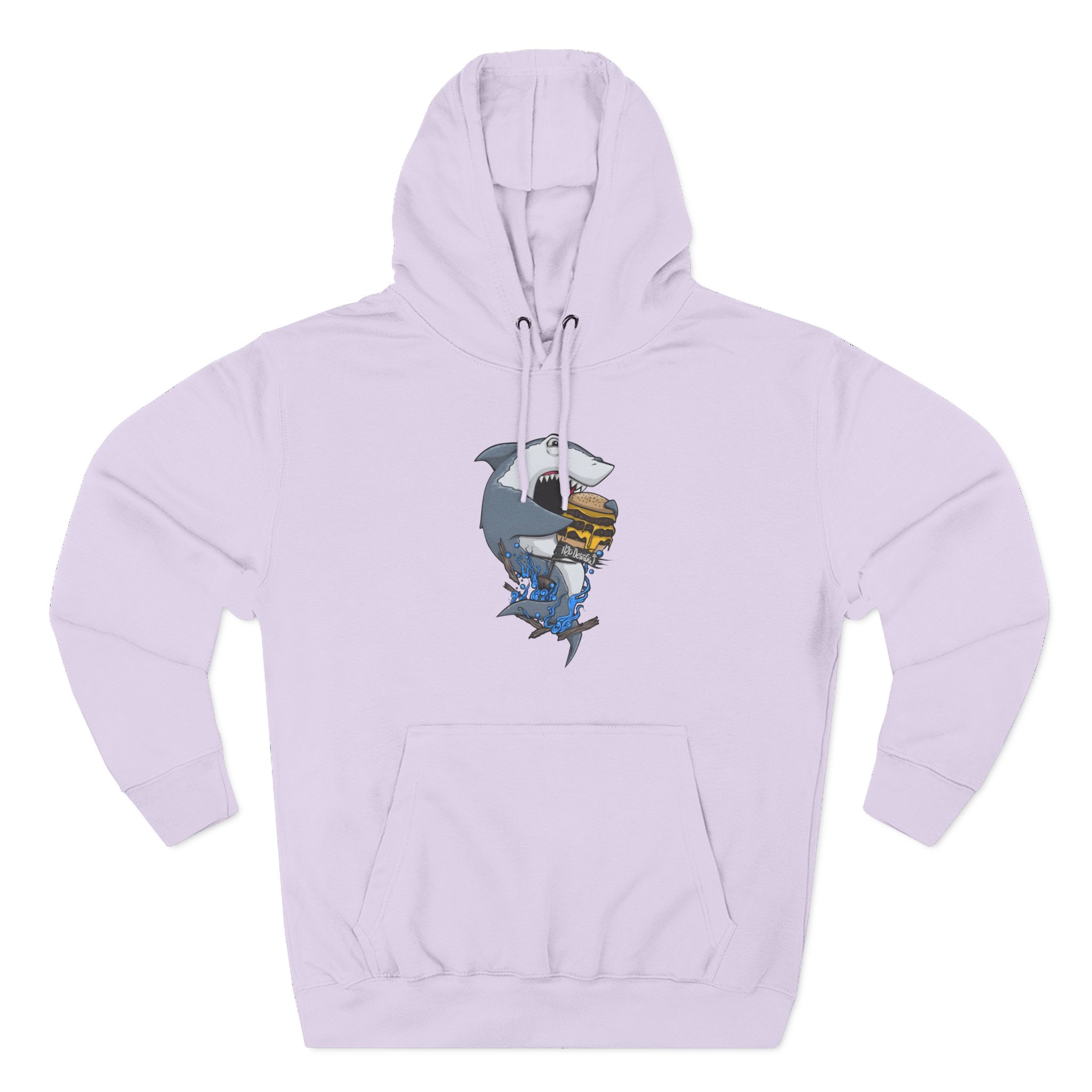 H2odelirious Hungry Shark Three-Panel Fleece Hoodie