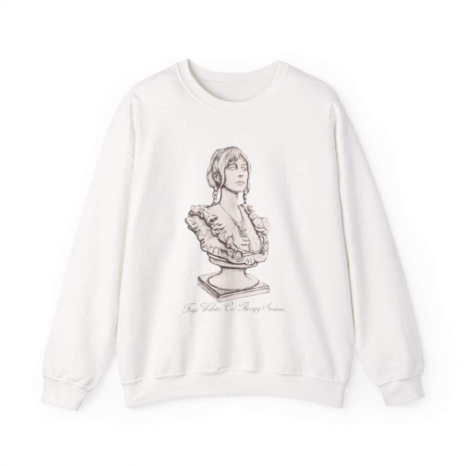 Faye Webster Car Therapy Sessions Bust Unisex Heavy Blend™ Crewneck Sweatshirt