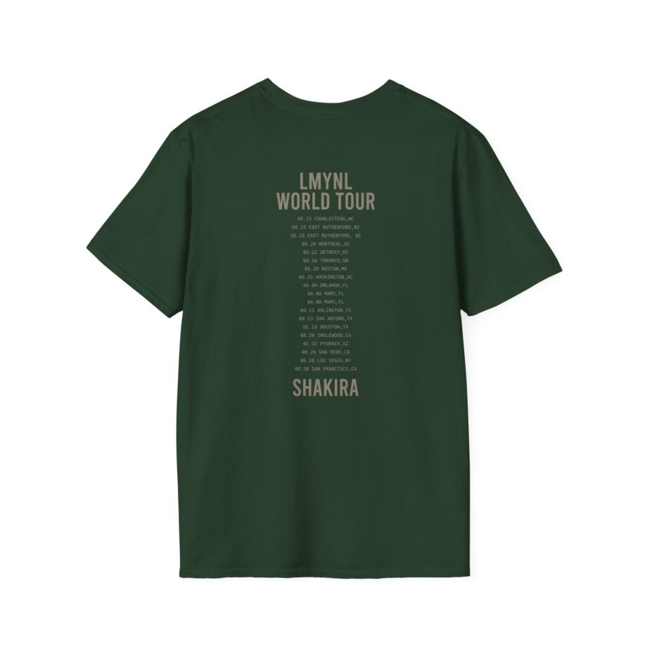 Shakira Dollar Bill Unisex Softstyle T-Shirt
