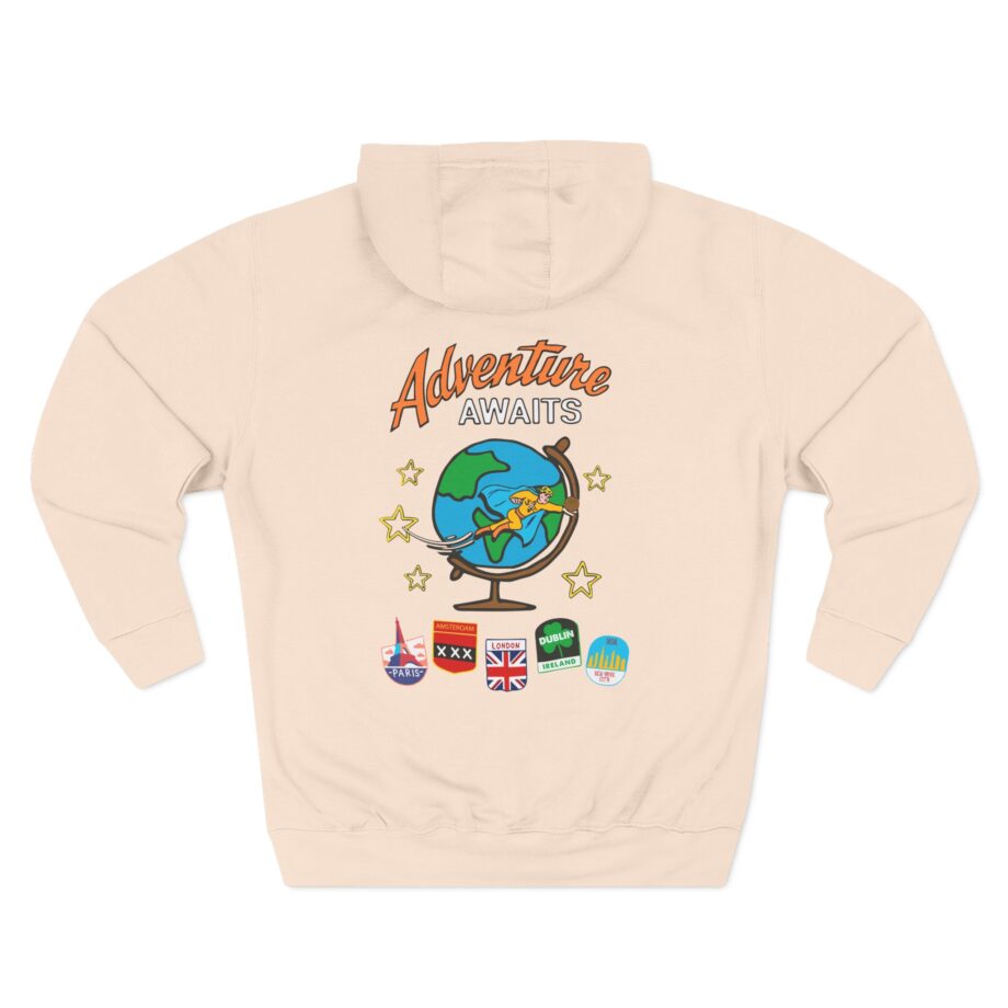 Ryan Trahan One Cent Adventure Awaits Travel Club Three-Panel Fleece Hoodie