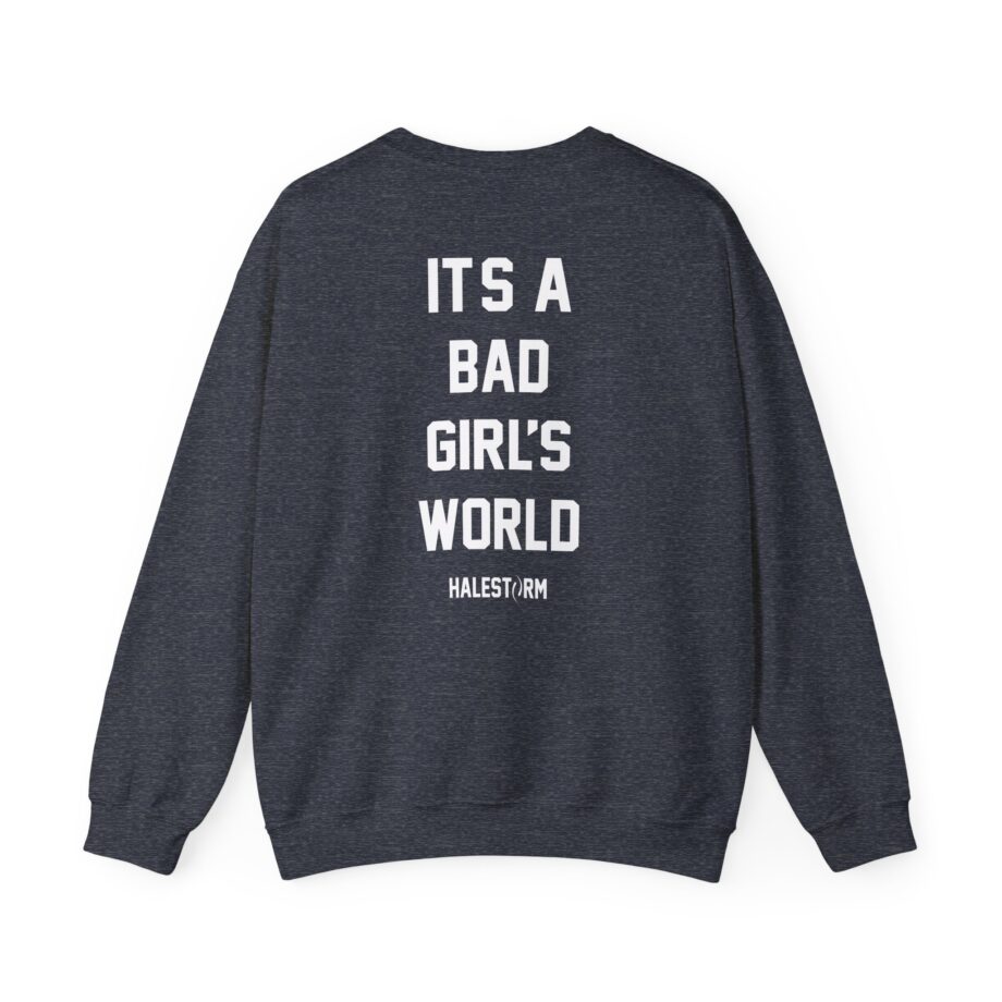 Halestorm It's a Bad Girl's World Unisex Heavy Blend™ Crewneck Sweatshirt