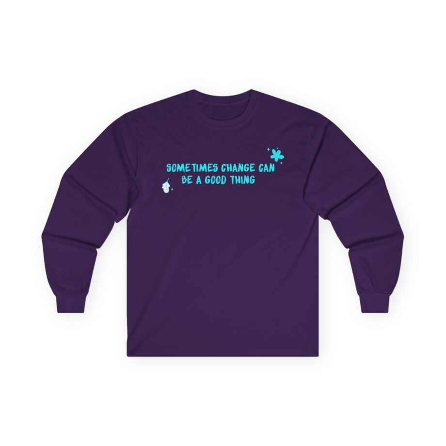 Heartstopper Sometimes Change Can Be a Good Thing Unisex Ultra Cotton Long Sleeve Tee