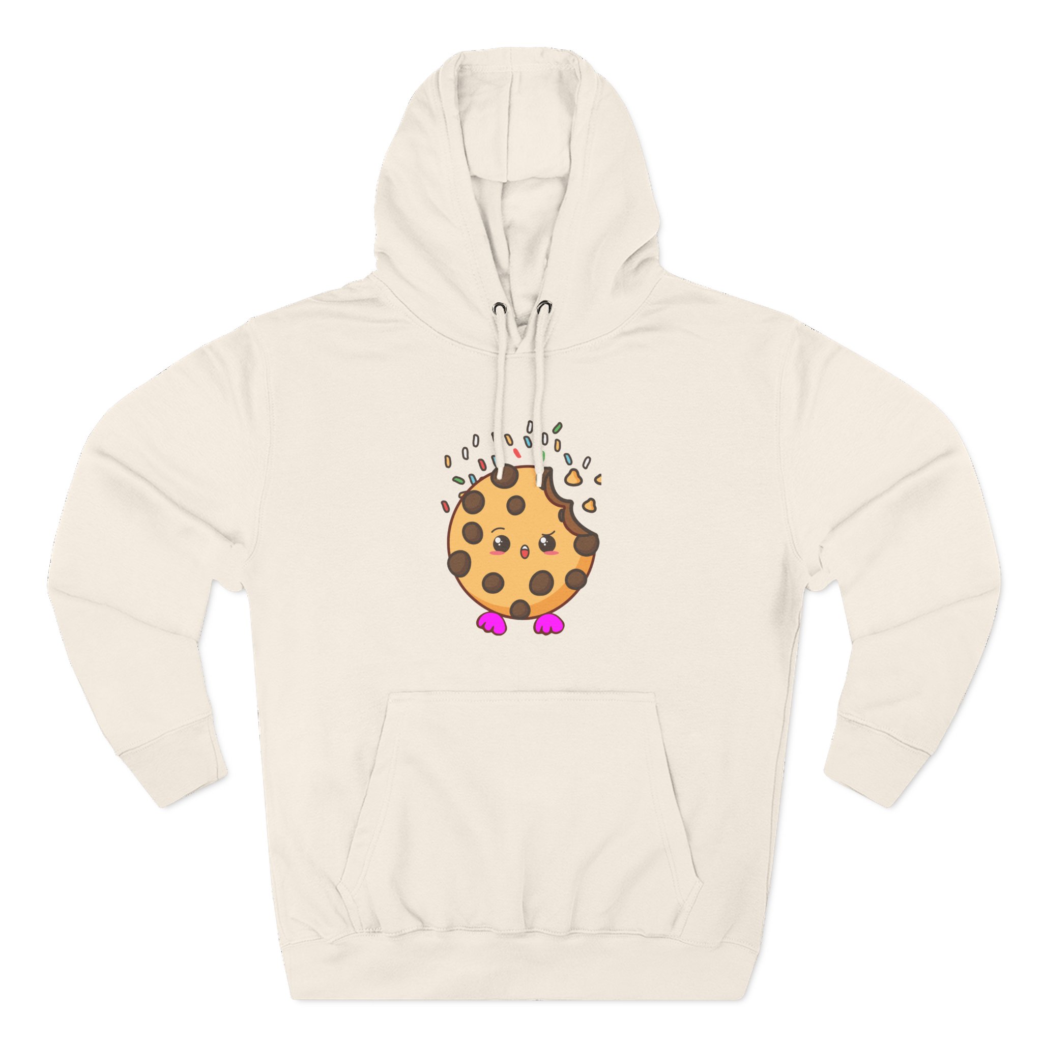 Cookieswirlc Three-Panel Fleece Hoodie