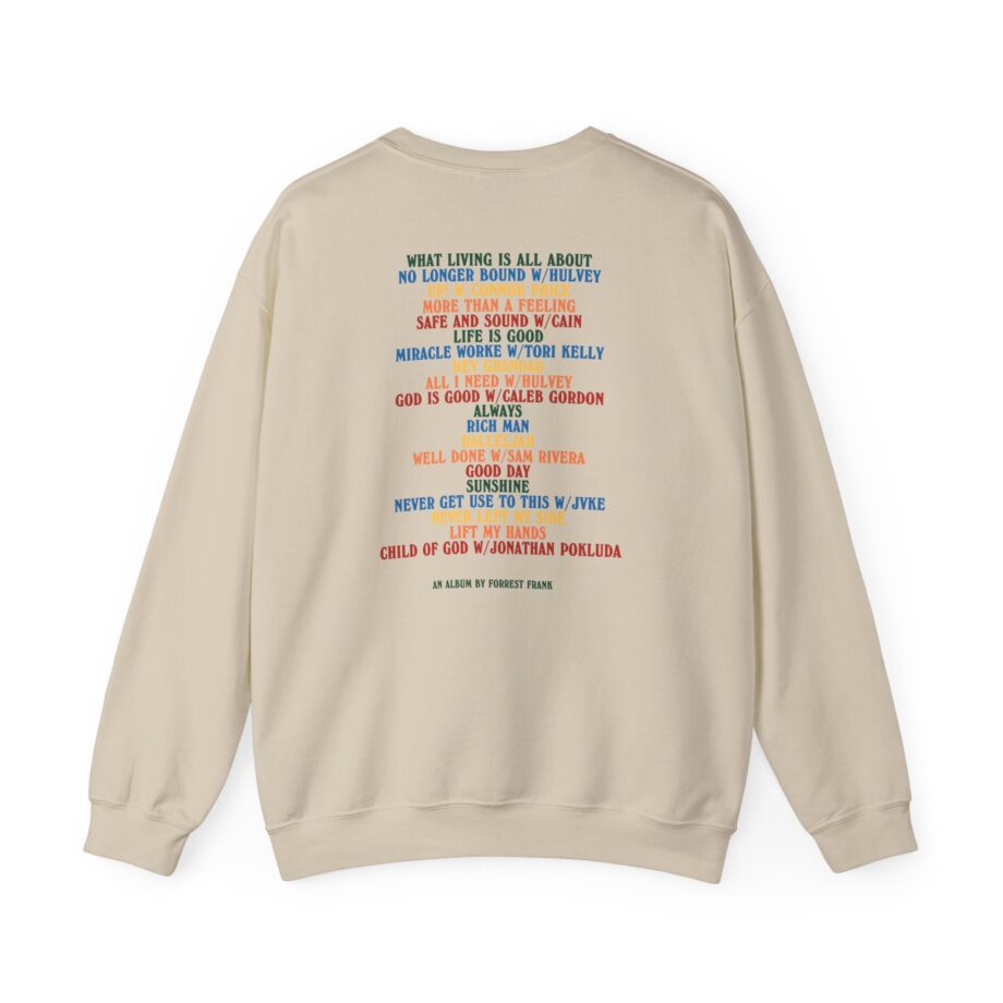 Forrest Frank Child of God Tracklist Unisex Heavy Blend™ Crewneck Sweatshirt