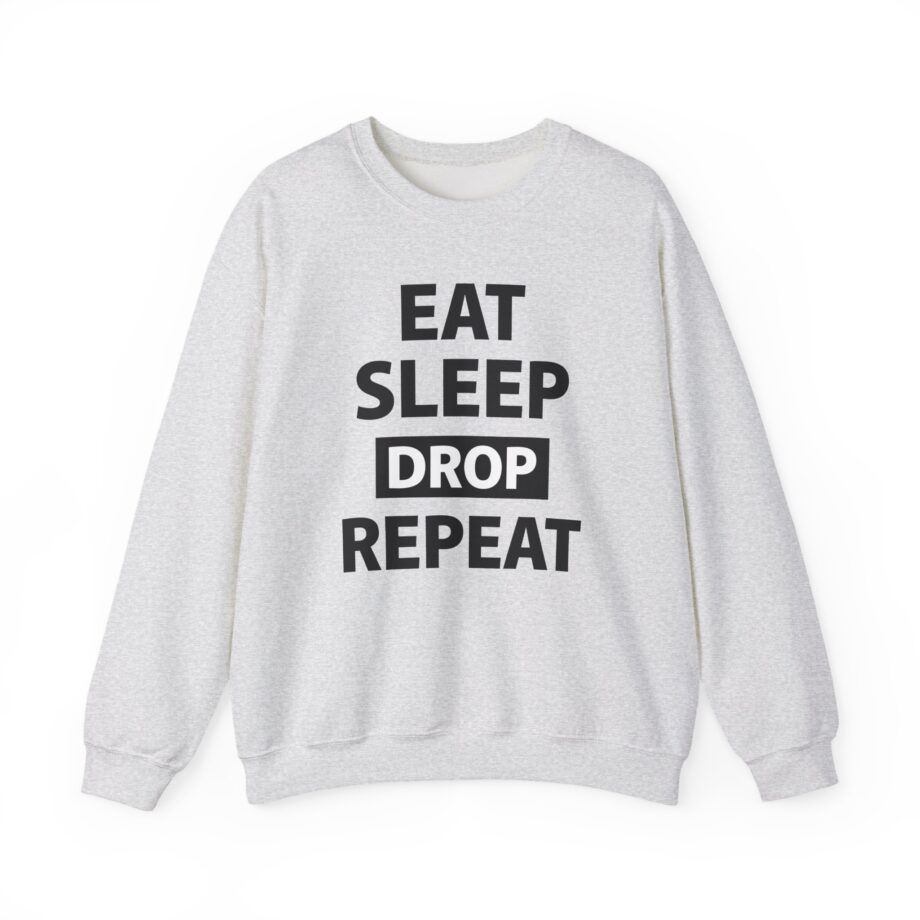 Morgz Eat Sleep Drop Repeat Unisex Heavy Blend™ Crewneck Sweatshirt