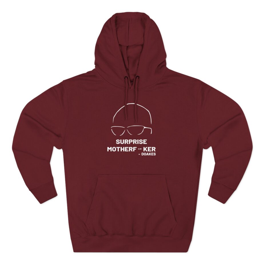 Dexter Three-Panel Fleece Hoodie