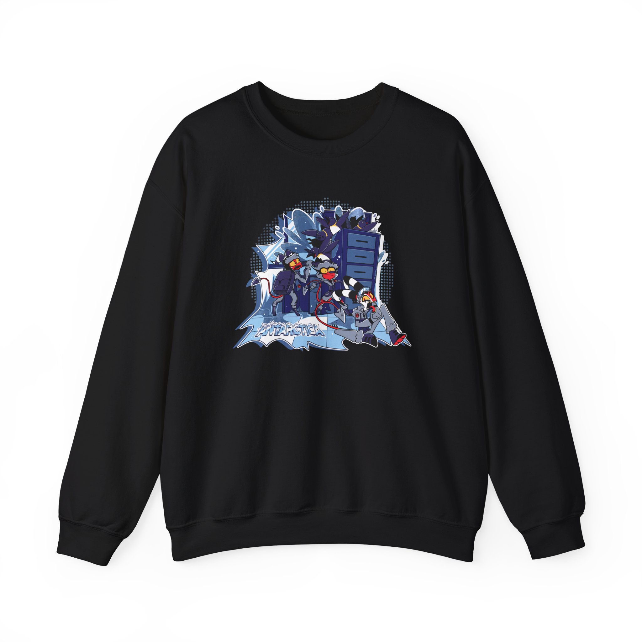 Vivziepop Antarctica Unisex Heavy Blendâ„¢ Crewneck Sweatshirt