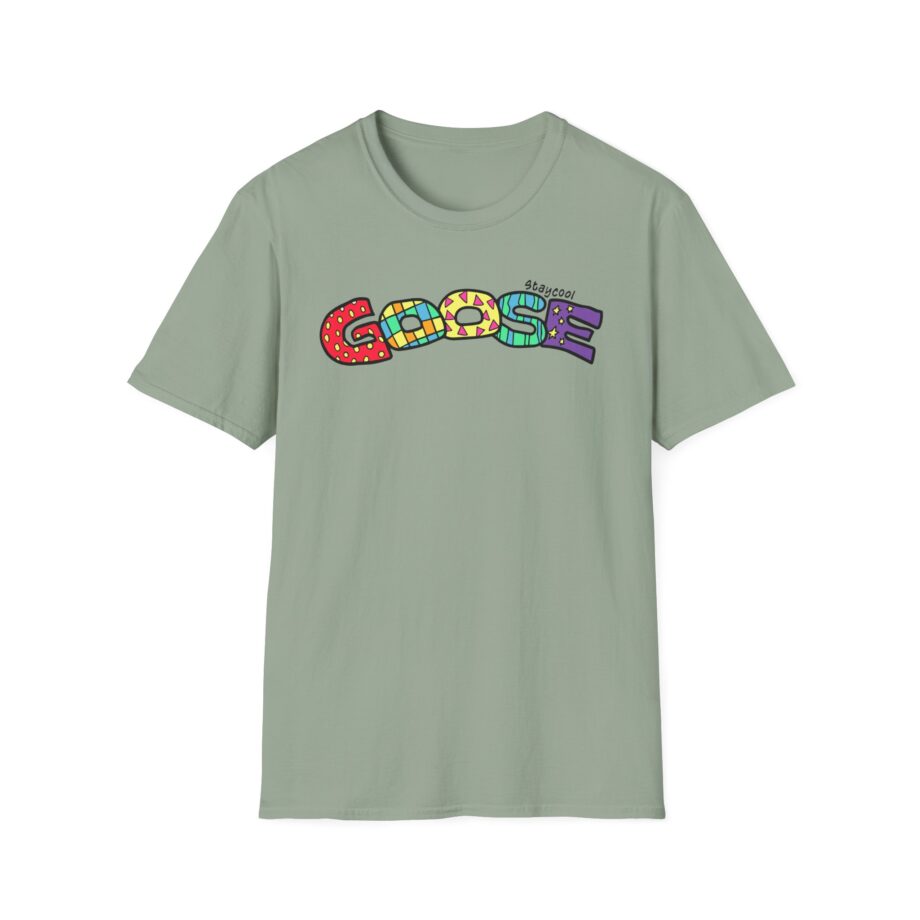 Goose x Staycool   Rainbow Unisex Softstyle T-Shirt