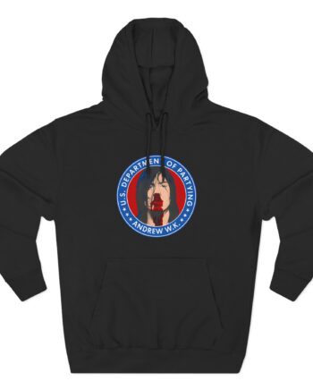 Andrew Wk Us Dept of Partying Three-Panel Fleece Hoodie