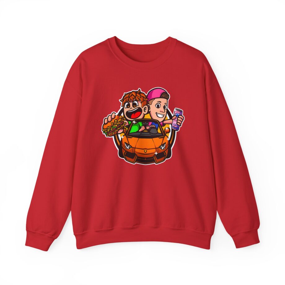Burger Pommes Unisex Heavy Blend™ Crewneck Sweatshirt