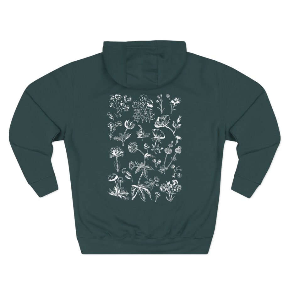 Saosin - Flowers Three-Panel Fleece Hoodie