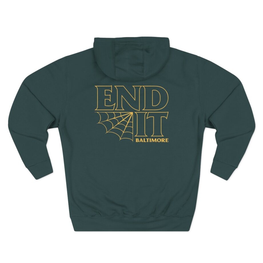 End It Three-Panel Fleece Hoodie