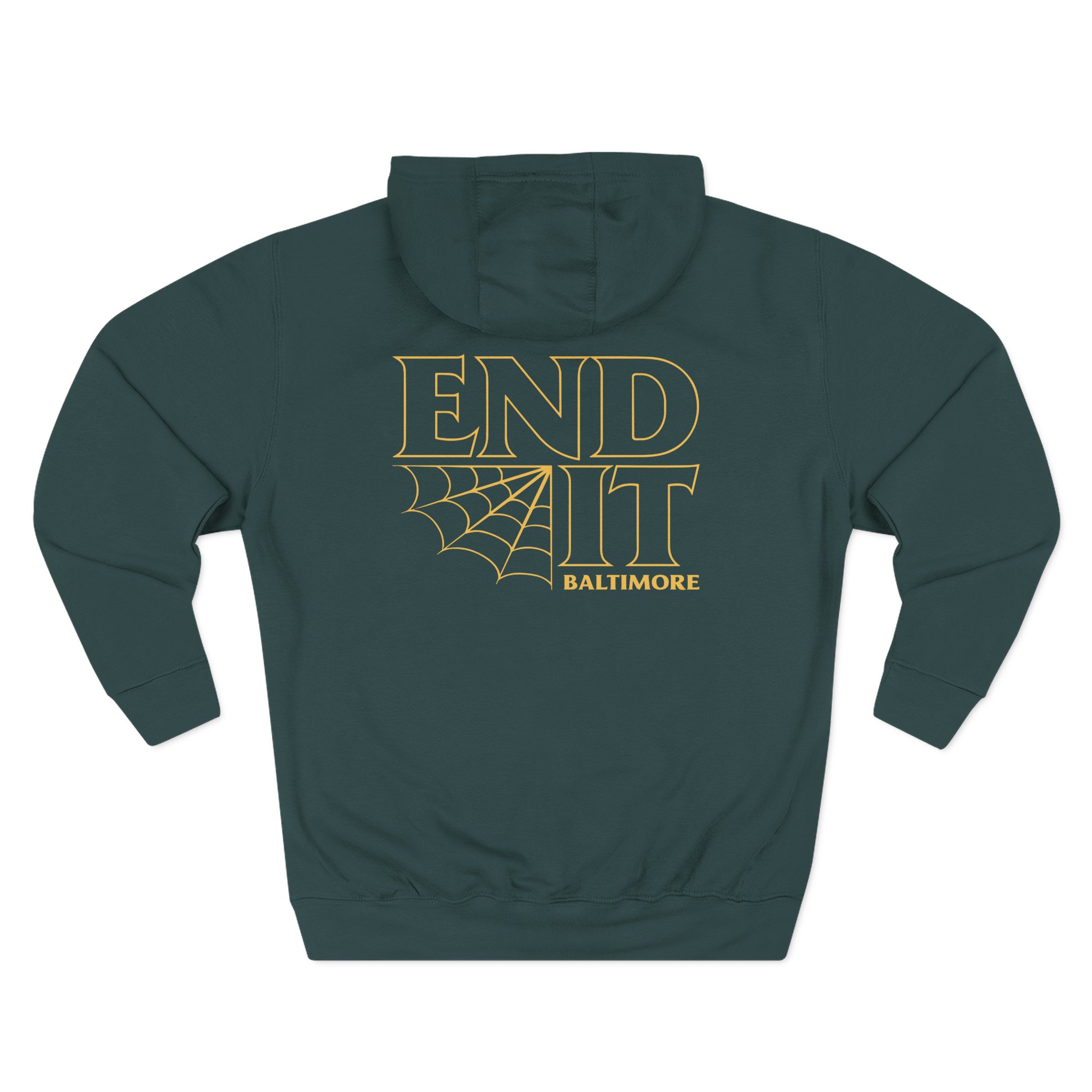 End It Three-Panel Fleece Hoodie