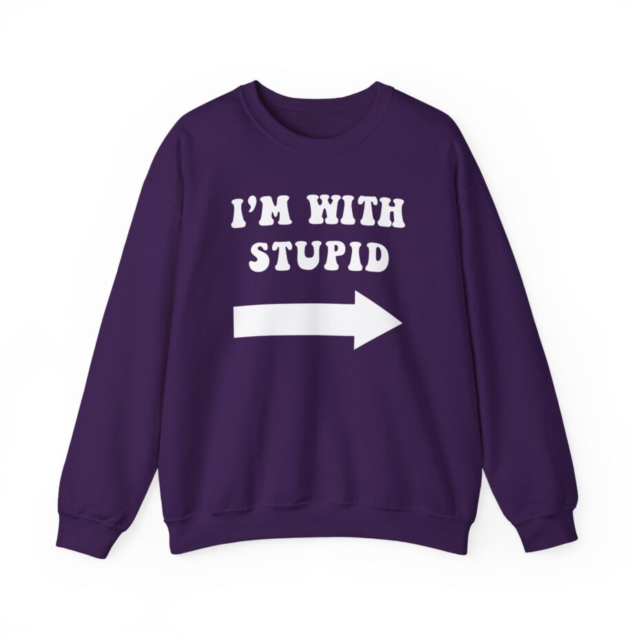 Jimmy Kimmel I'm With Stupid Unisex Heavy Blend™ Crewneck Sweatshirt