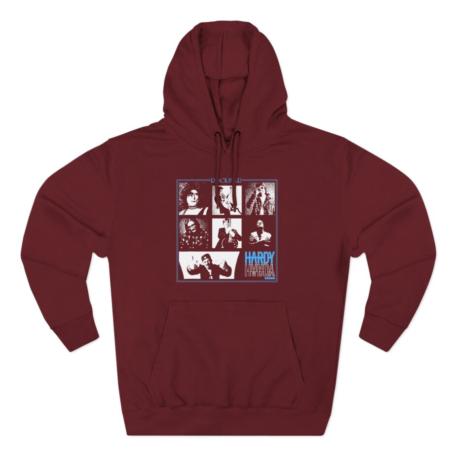 Hardy Rockstar Three-Panel Fleece Hoodie