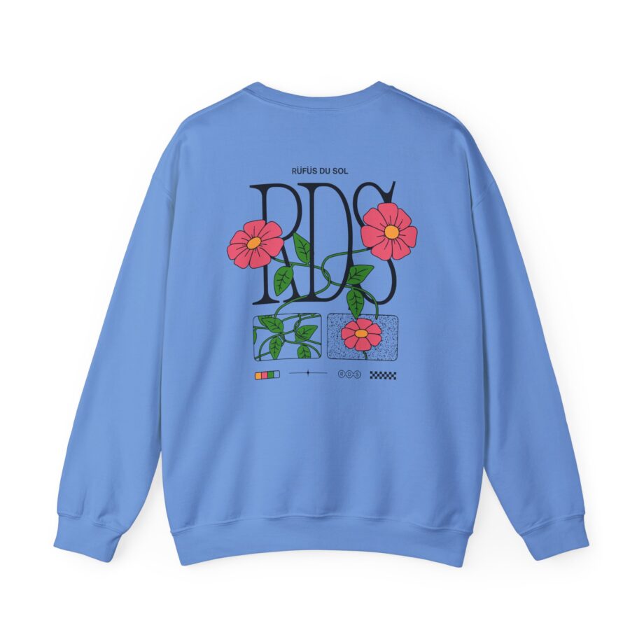 Rufus Du Sol Flower Ecru Unisex Heavy Blend™ Crewneck Sweatshirt