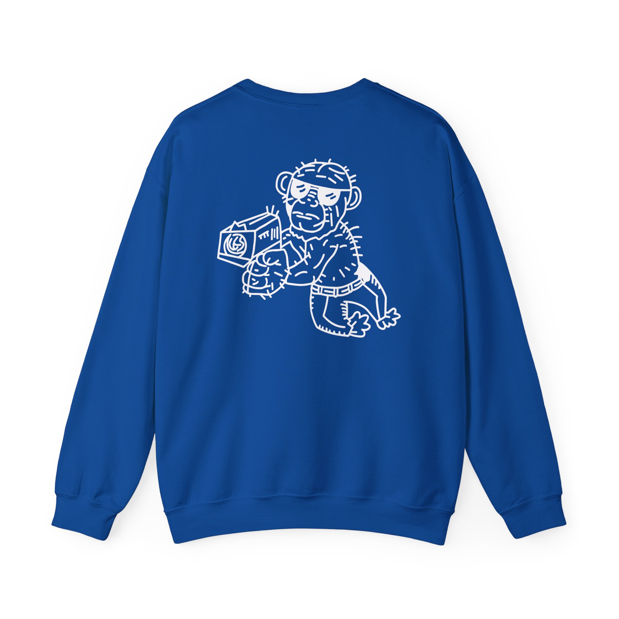 Spoonkid Detective Monke Unisex Heavy Blendâ„¢ Crewneck Sweatshirt