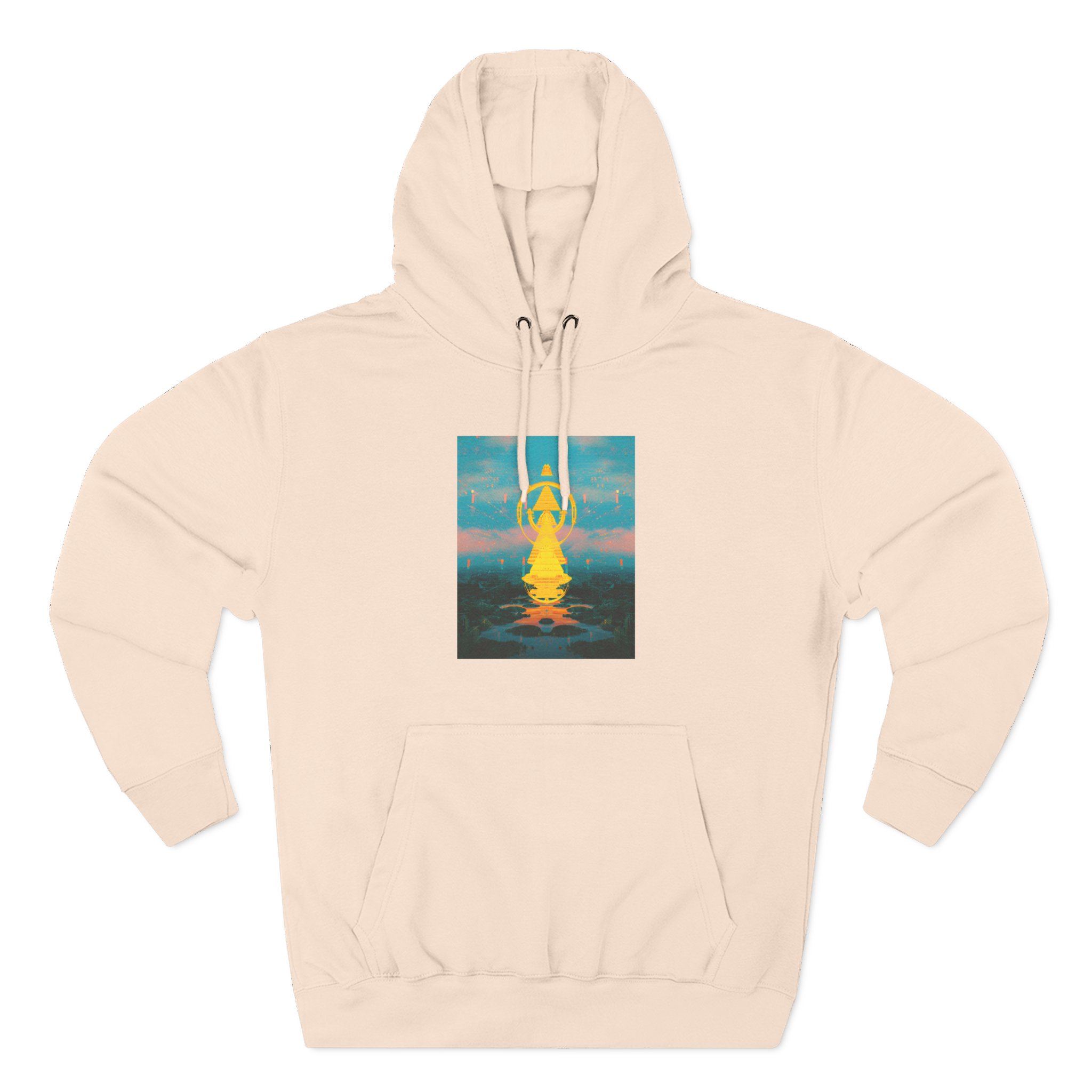 Pretty Lights Admat Three-Panel Fleece Hoodie