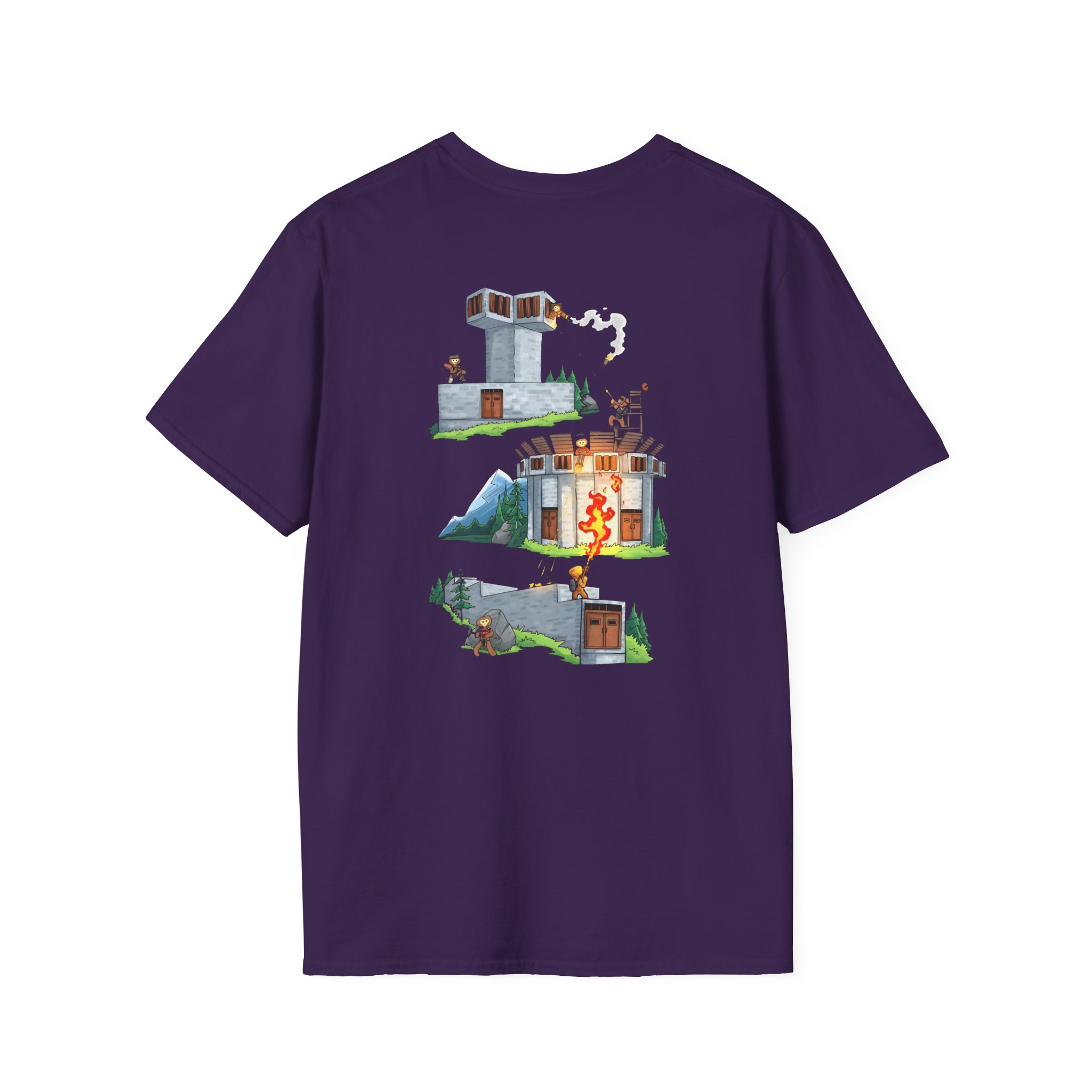 Spoonkid Battlefield Unisex Softstyle T-Shirt