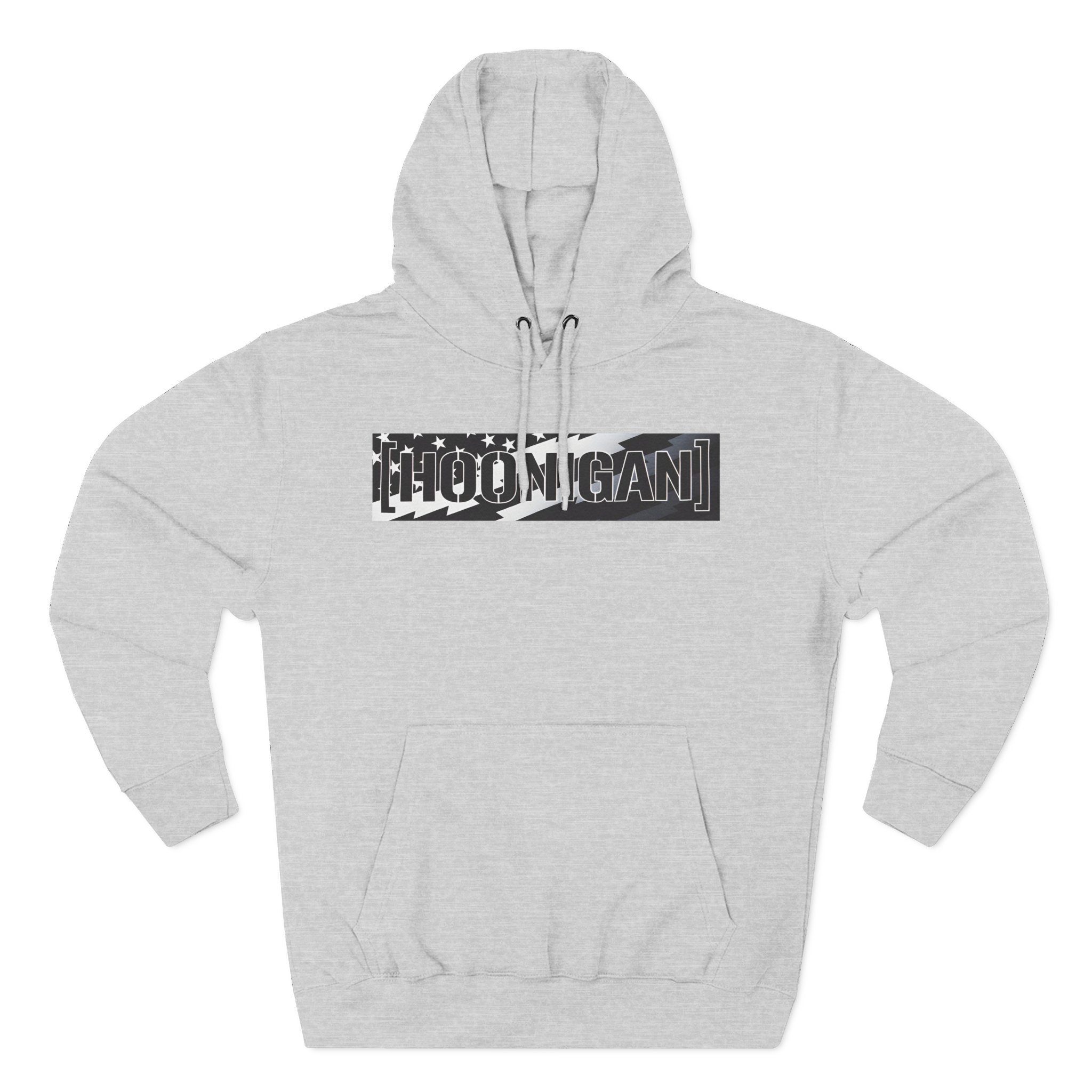 Ken Block Hoonigan Stars & Stripes Censor Bar Three-Panel Fleece Hoodie