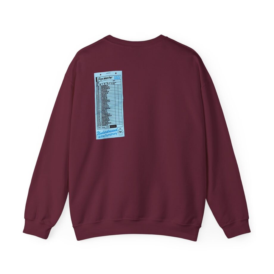 Faye Webster Underdressed at the Symphony 2024 Tour Unisex Heavy Blend™ Crewneck Sweatshirt