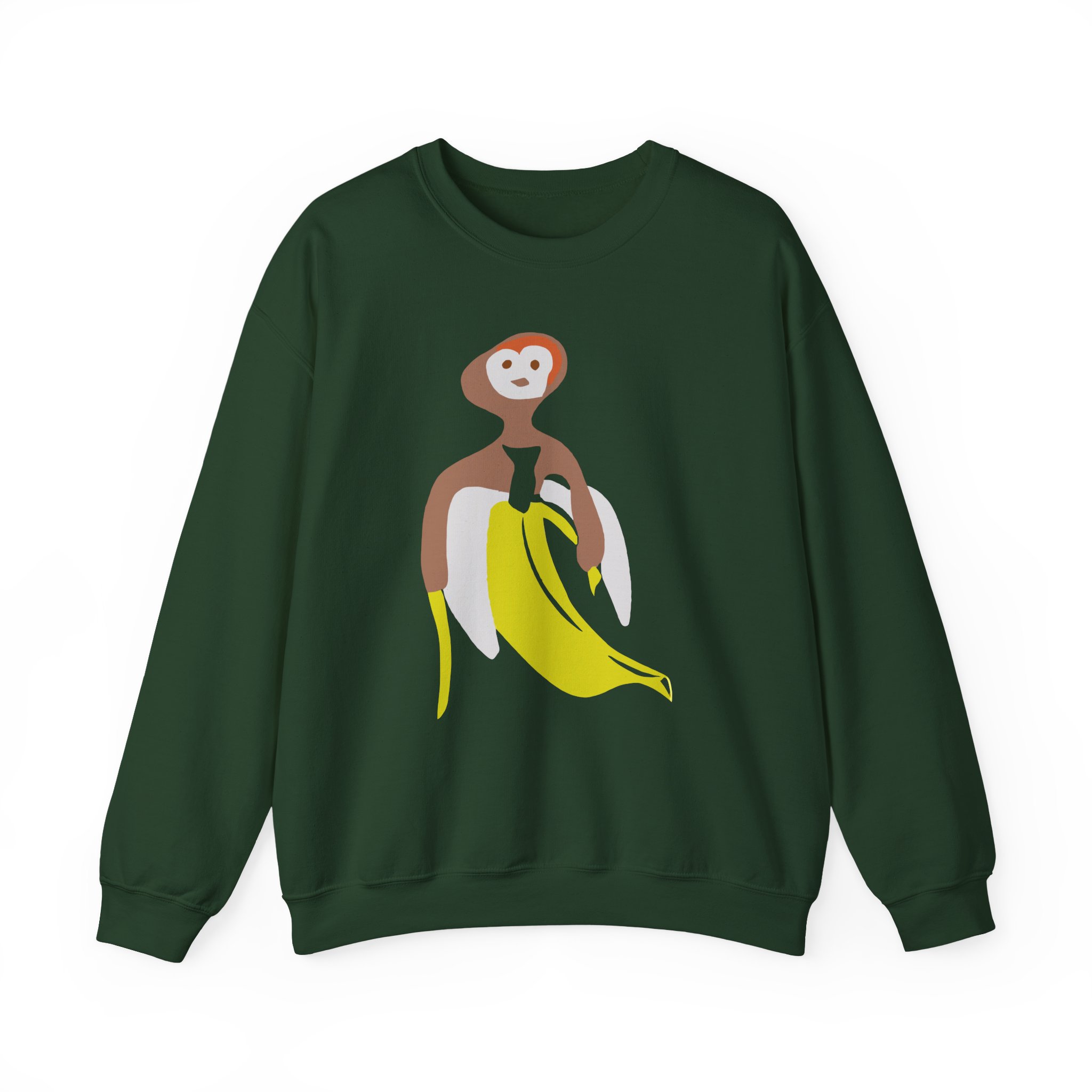 Spoonkid Inspired Banana Unisex Heavy Blendâ„¢ Crewneck Sweatshirt