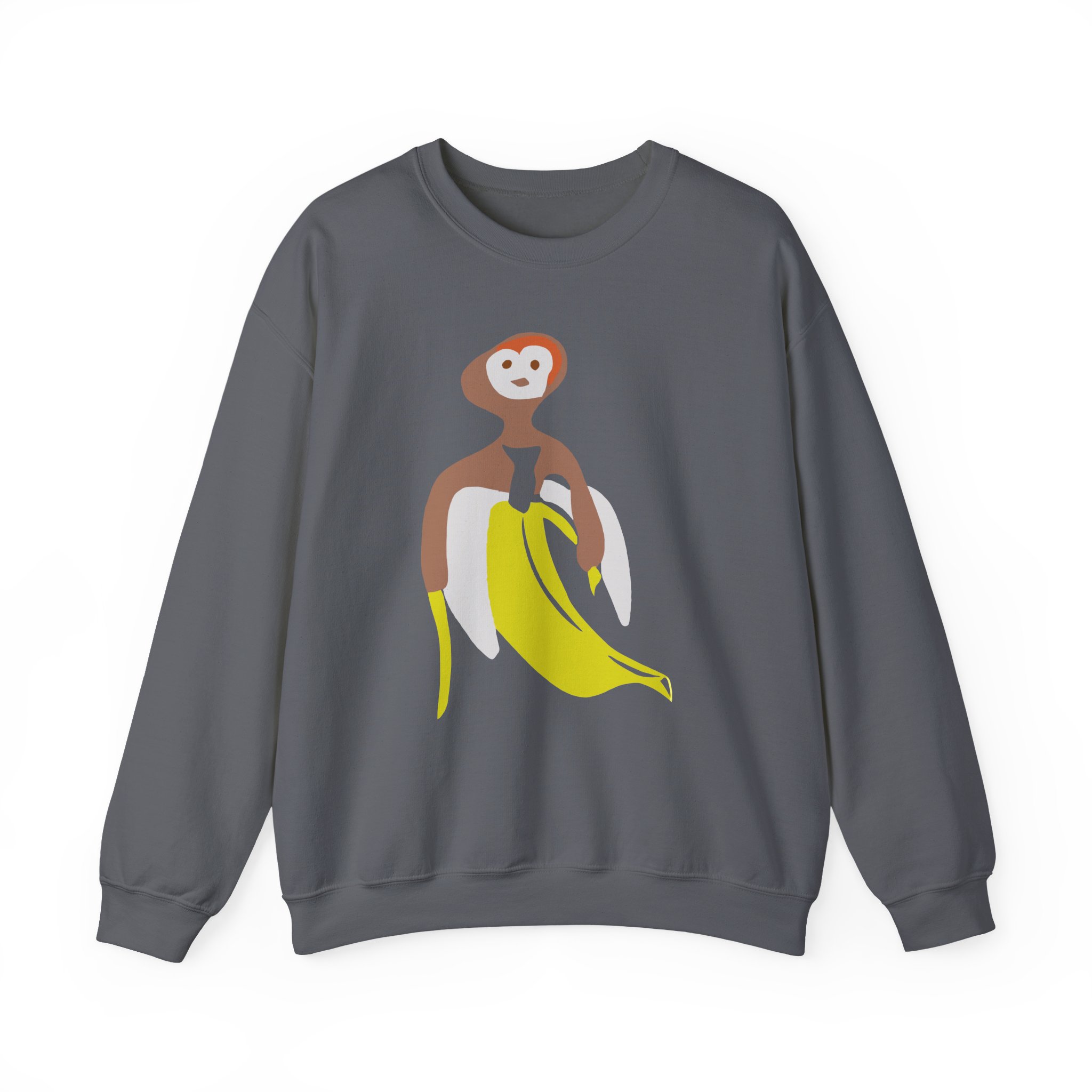 Spoonkid Inspired Banana Unisex Heavy Blendâ„¢ Crewneck Sweatshirt