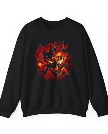 Vivziepop Hazbin Hotel  Unisex Heavy Blend™ Crewneck Sweatshirt