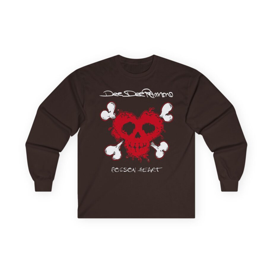Ramones Distressed Poison Heart Unisex Ultra Cotton Long Sleeve Tee