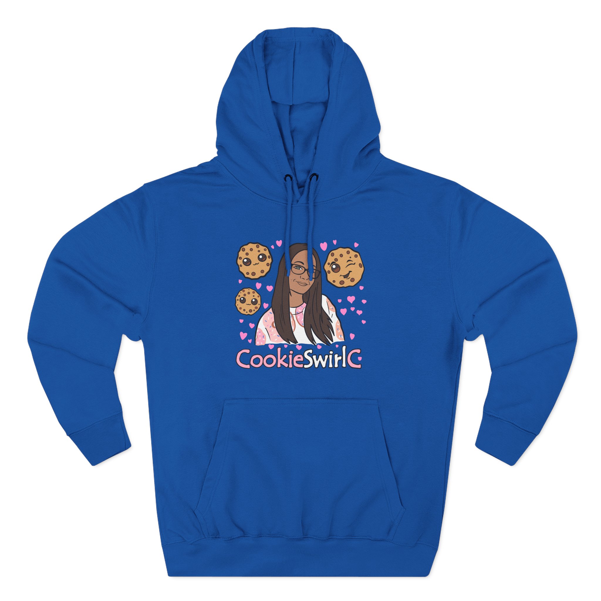 Cookieswirlc Three-Panel Fleece Hoodie