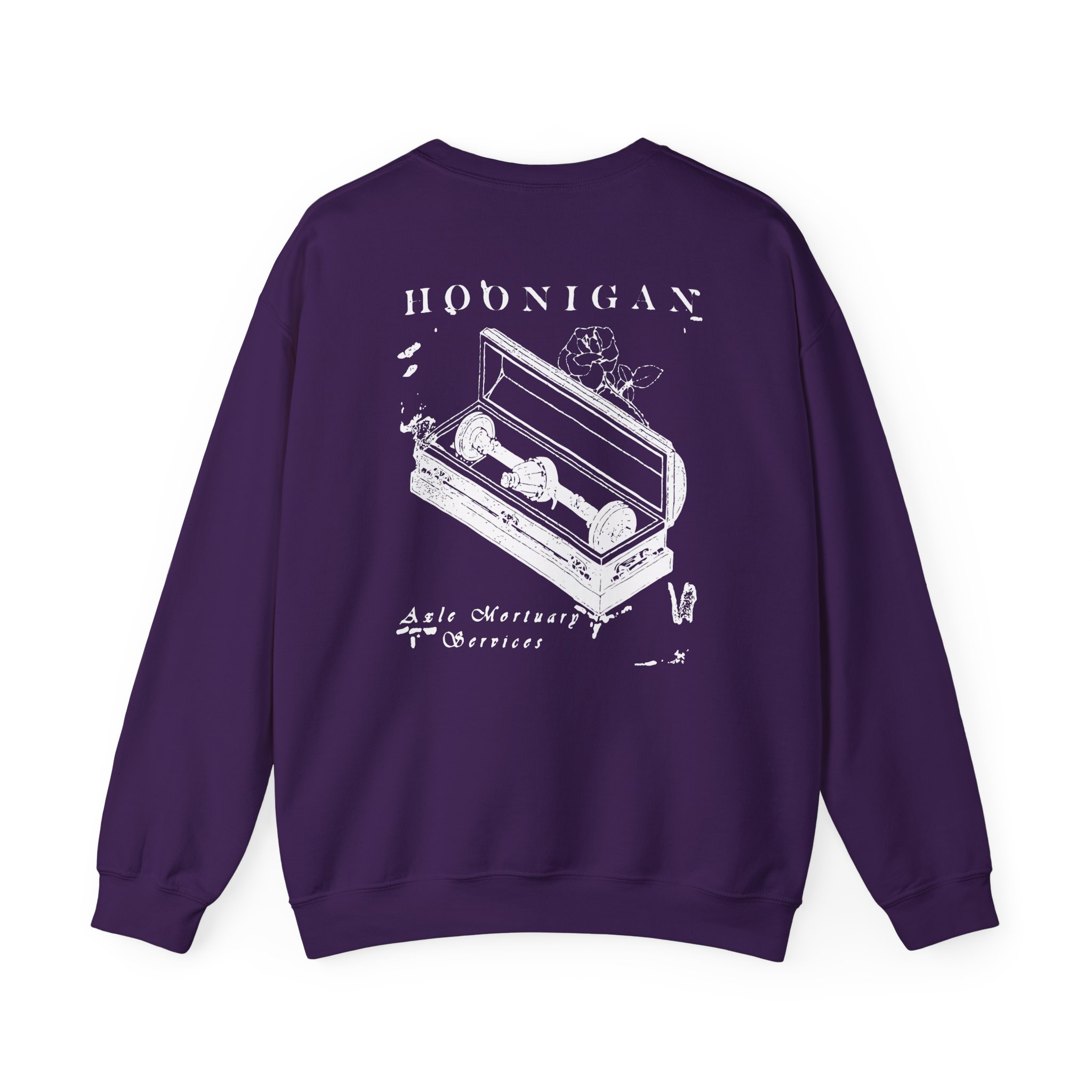 Ken Block Hoonigan Mortuary  Unisex Heavy Blendâ„¢ Crewneck Sweatshirt