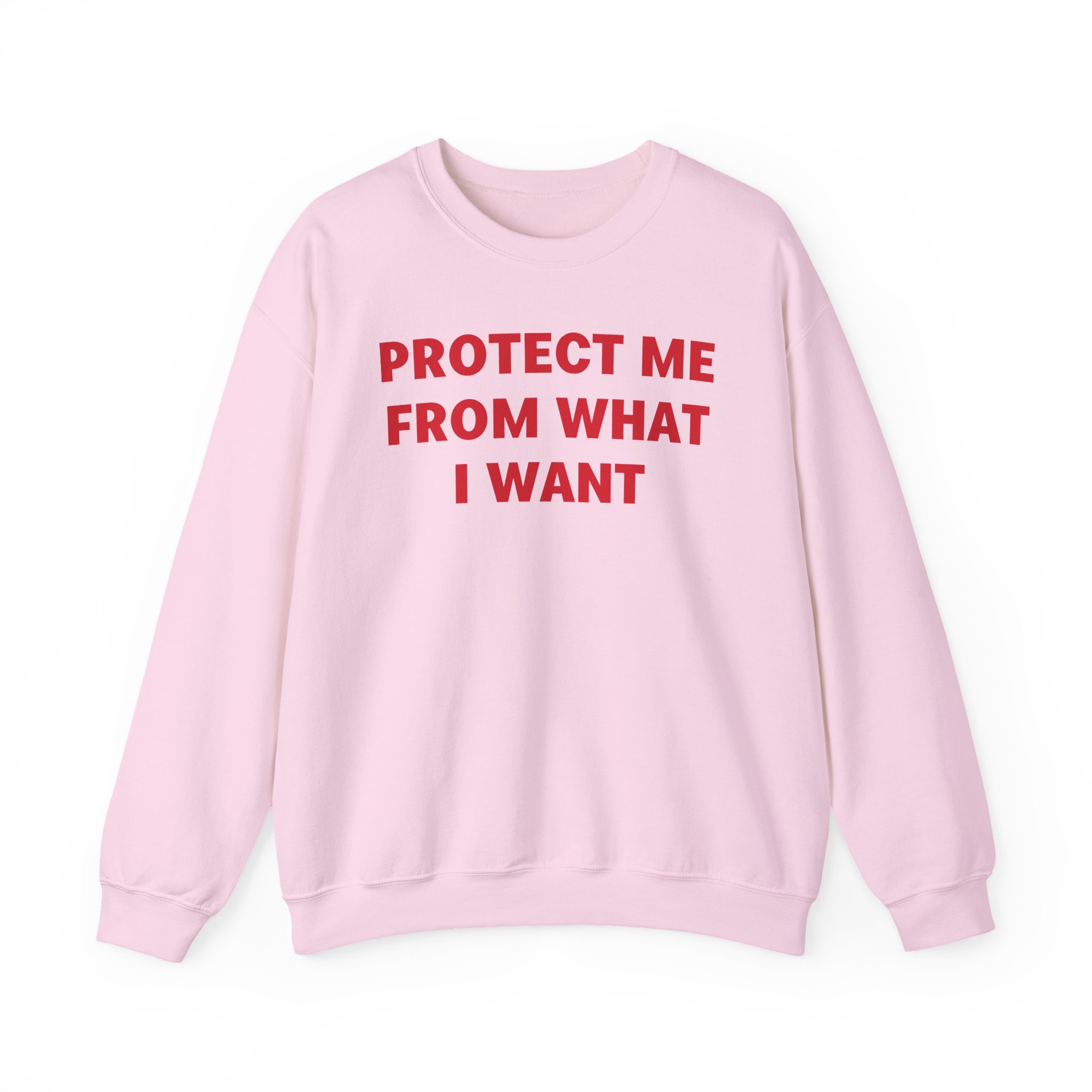 Jenny Holzer Protect Me From What I Want Unisex Heavy Blendâ„¢ Crewneck Sweatshirt