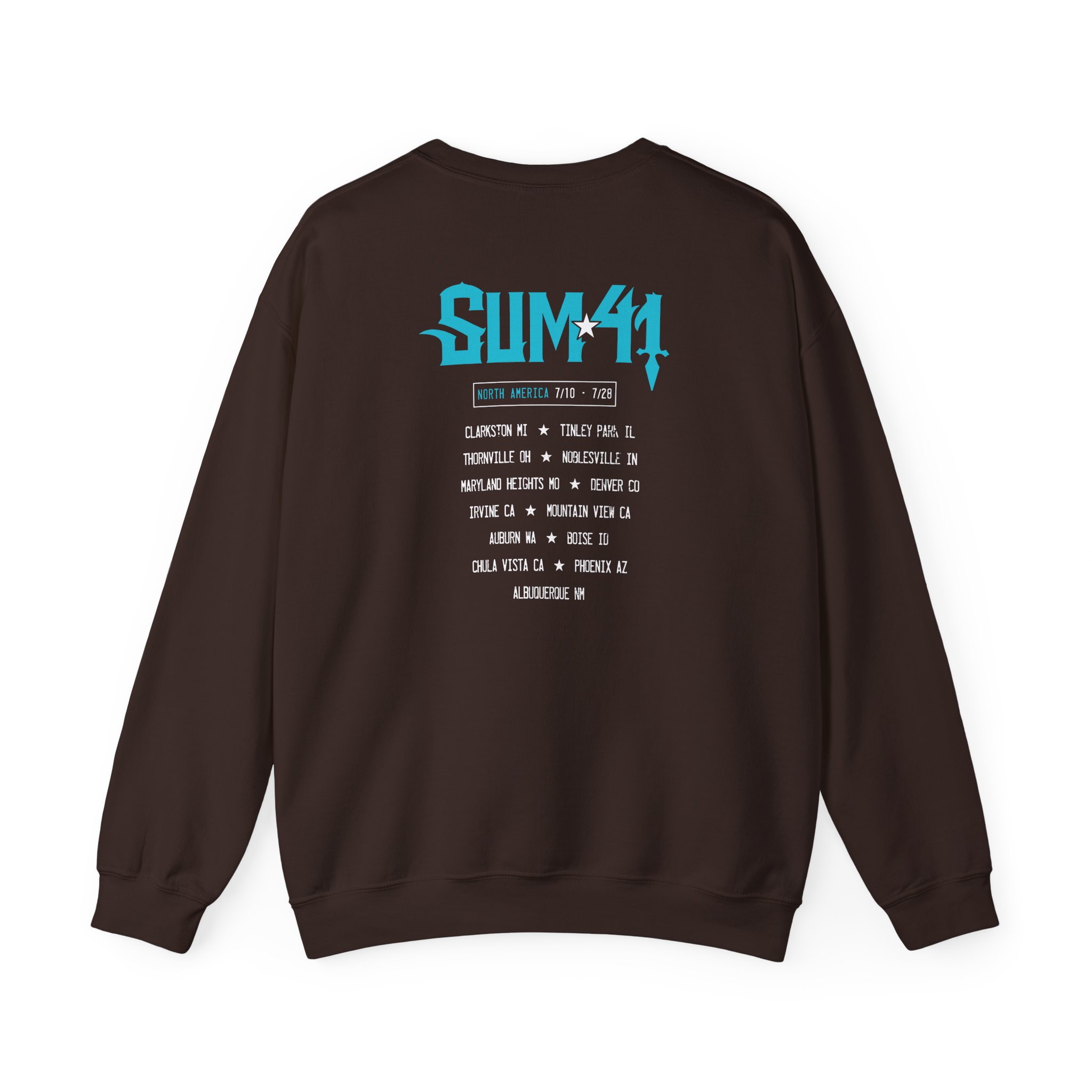 Sum 41 Blue Demon Itin Unisex Heavy Blendâ„¢ Crewneck Sweatshirt